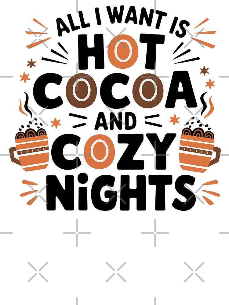 All i Want is Hot Cocoa and Cozy nights, Fruity iced Boba by graphic-genie