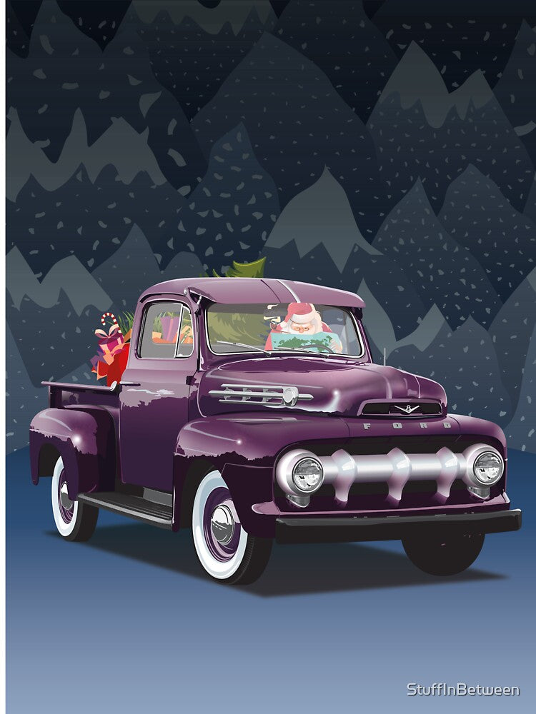 Santa Lost ? Christmas in a Classic Pickup Truck by StuffInBetween