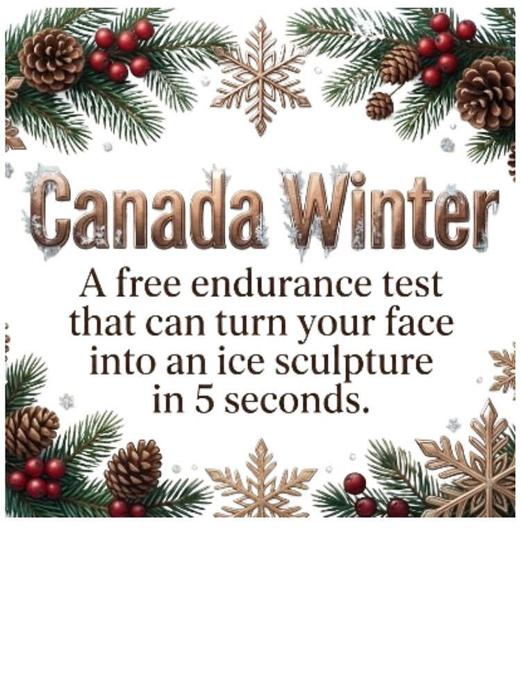 Canada Winter Survival Ice Sculpture Edition by Northern Glow Art
