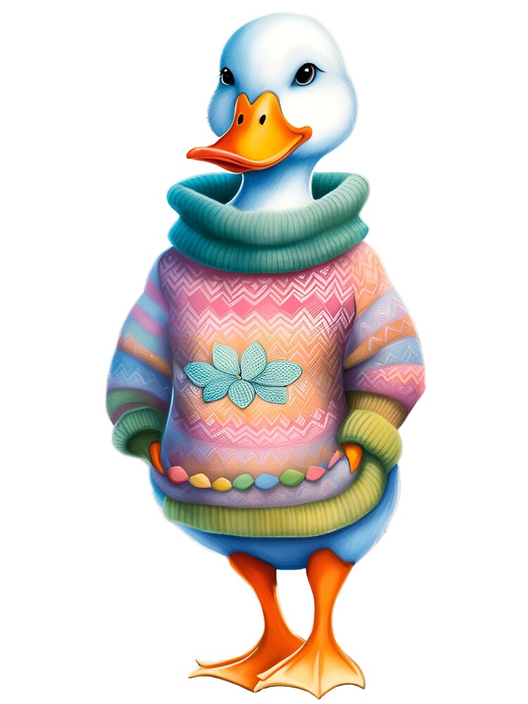 Duck in sweater by Gala-life1