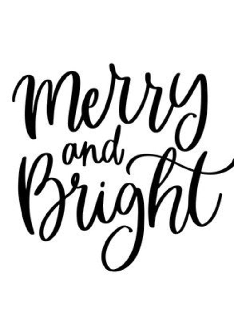 Merry and Bright (Cursive) by gameshowfan2001