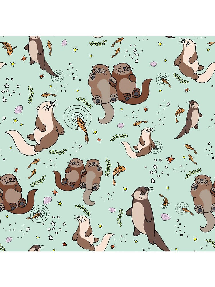 Cute Otter Water Ripple by SiouxLove