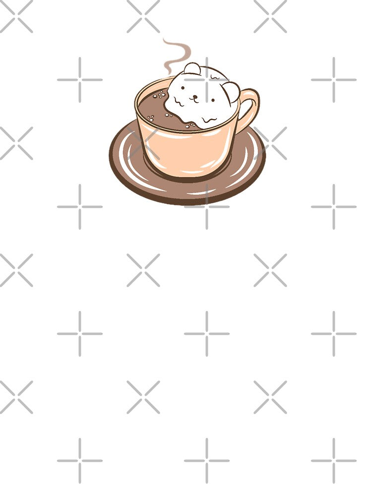 Hot Chocolate With Kawaii Bear Marshmallow by FaithDesigns23
