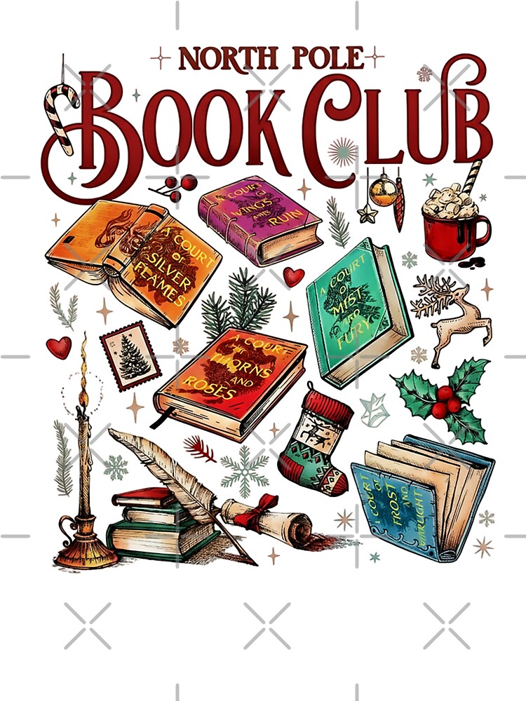 North Pole ACOTAR , Bookclub Christmas, Bookish Night Court, Bookful Holiday Shirt, Velaris SJM, Rhysand Cassian Azriel by Sapocheart