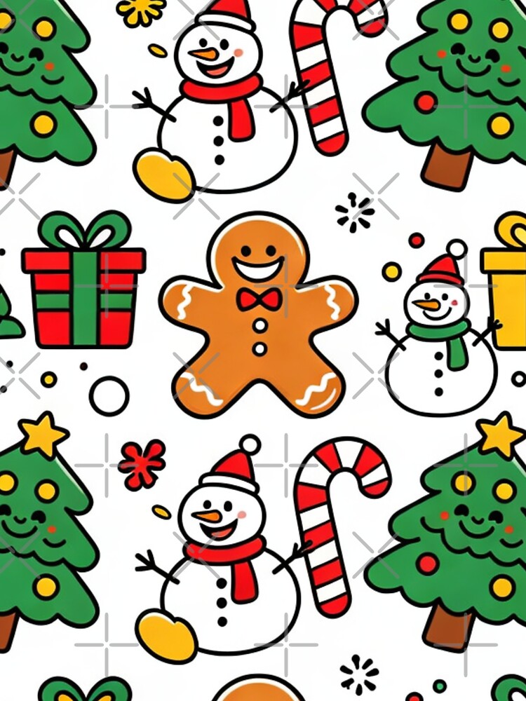 Festive Christmas Characters & Motifs by PoloPrintsUK