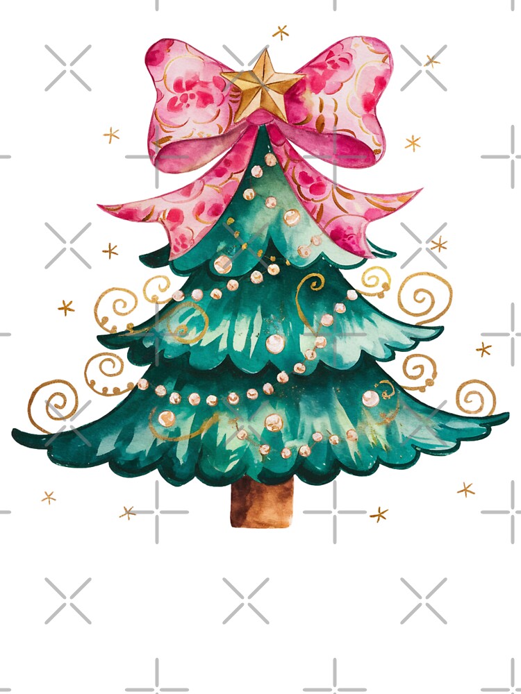 Christmas Tree Bow Shirt by moimesfolies