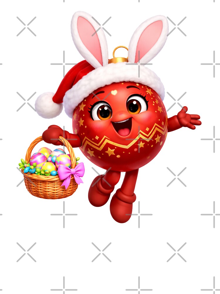 Easter Christmas Ornament Girl by Sillytoe