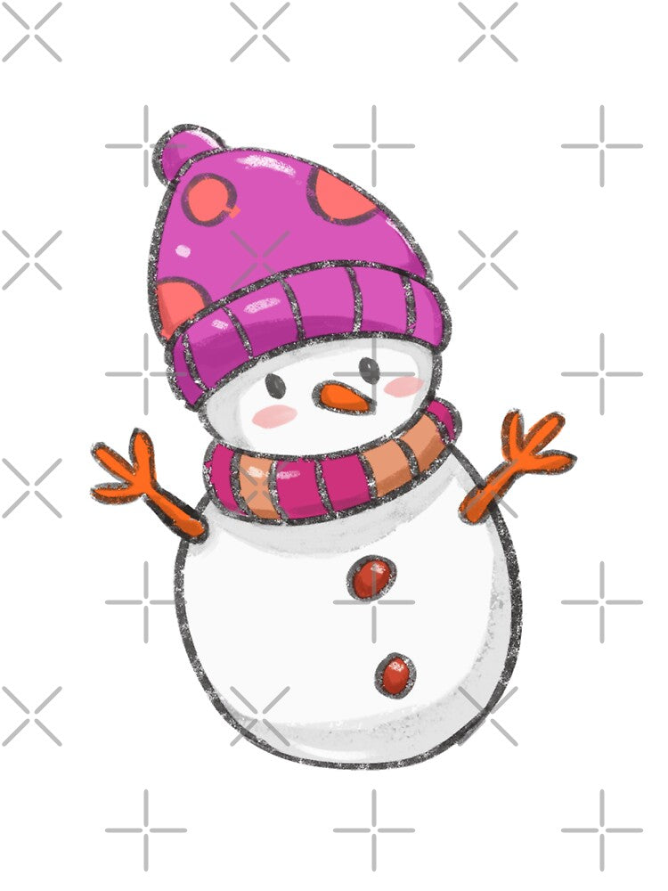Cute snowman by Indraokta22
