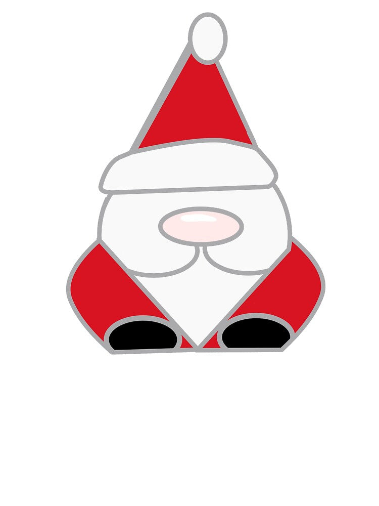 Christmas Santa Gnome/ Cute Gnome/ Funny Gnome by sharkychele
