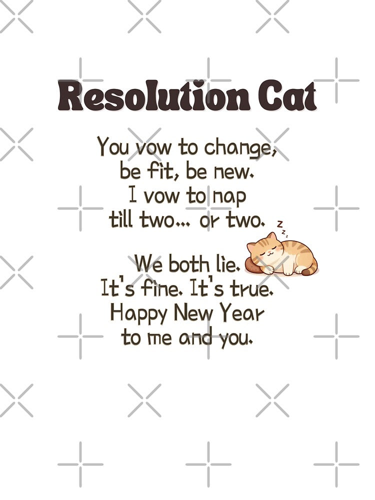 My Resolution Is Sleep by Wobble Studio