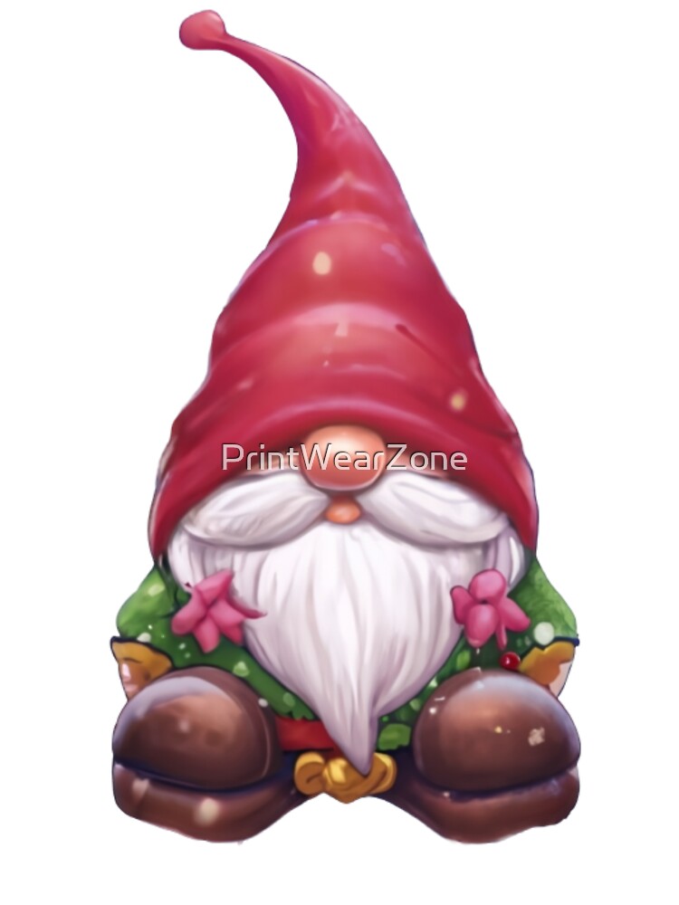 Gnome Kawaii Happiness by PrintWearZone