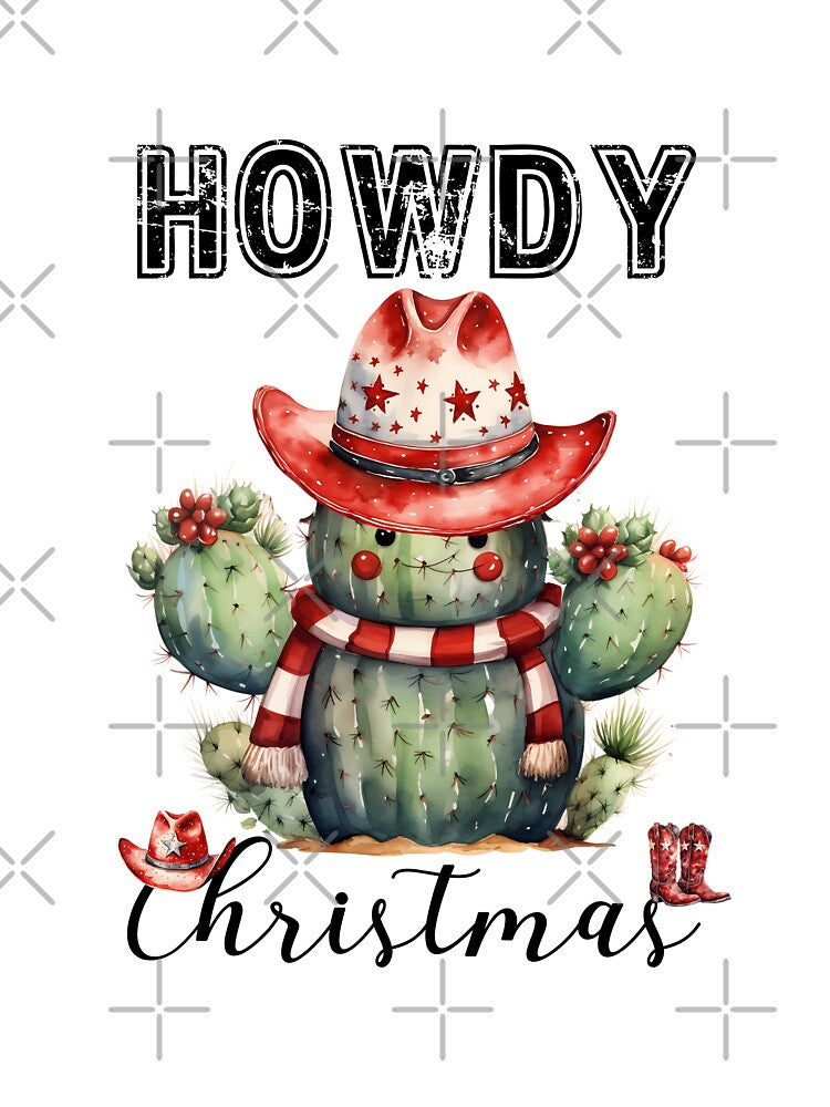 Howdy Christmas,Western Christmas,Cowboy Christmas by BotunPeony