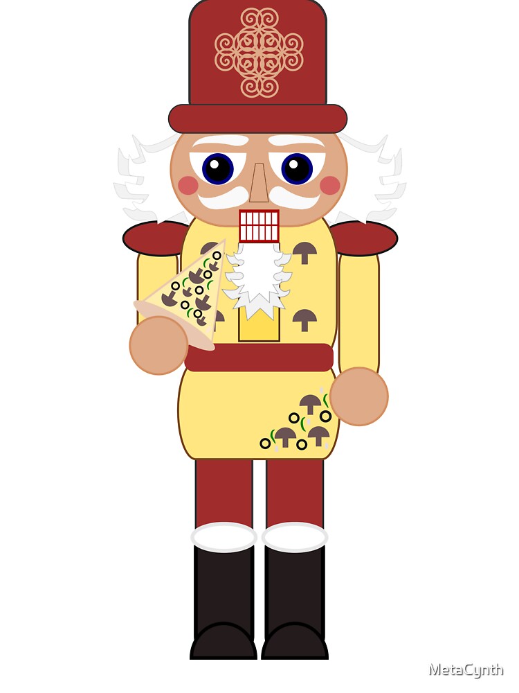 Veggie Pizza Nutcracker by MetaCynth