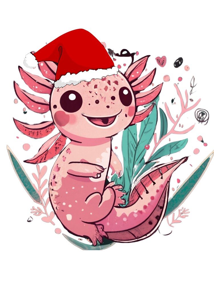 Christmas axolotl by MoniDigiDesigns