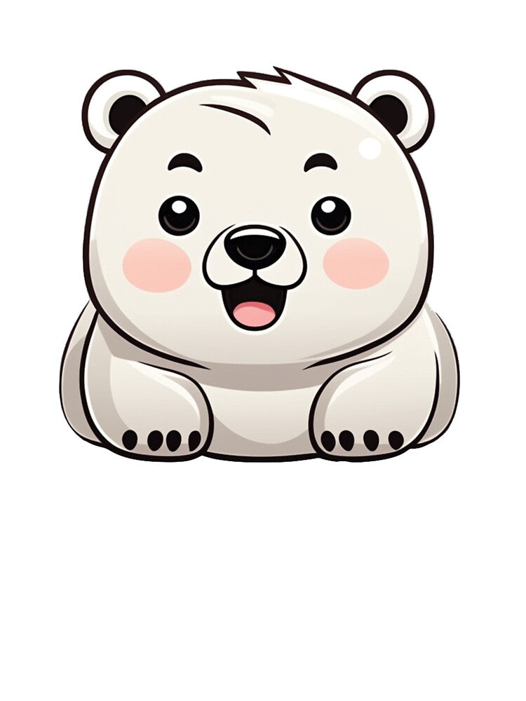 Baby Polar Bear by OhshunStudios