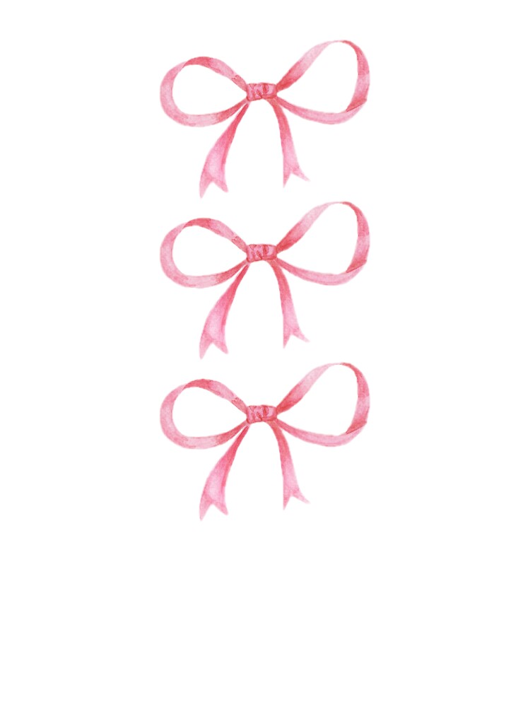Cute Pink Bows by ArtByErinSmith