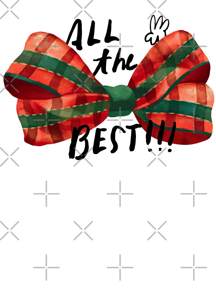 Hot Christmas All The Best cute Trendy Bow by LaartStudio