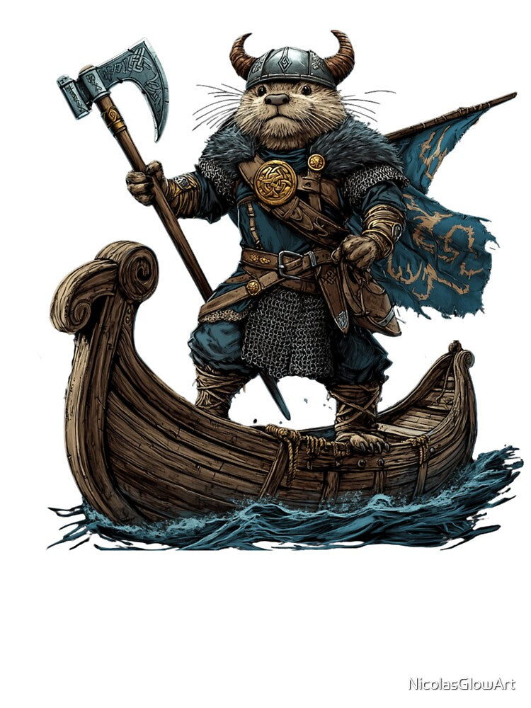 Viking Otter by NicolasGlowArt