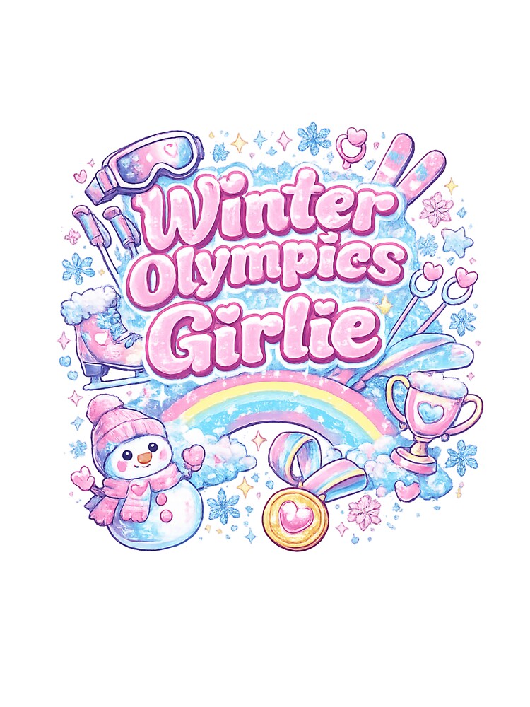 Winter Olympics Girlie – Y2K Cute Winter Sports Aesthetic by Dollette Heaven