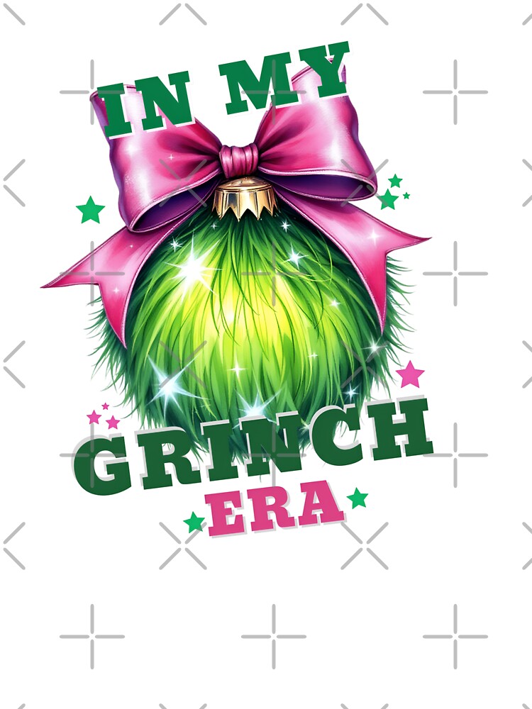 In my Grinch Era Grinch Christmas Humor Design by Dominika Farkašová