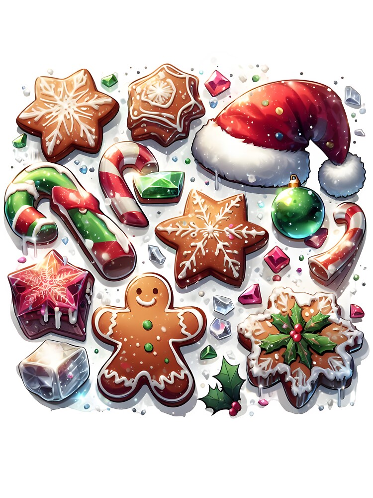 Magical Gingerbread Cookies for a Merry Christmas by PictoVibe