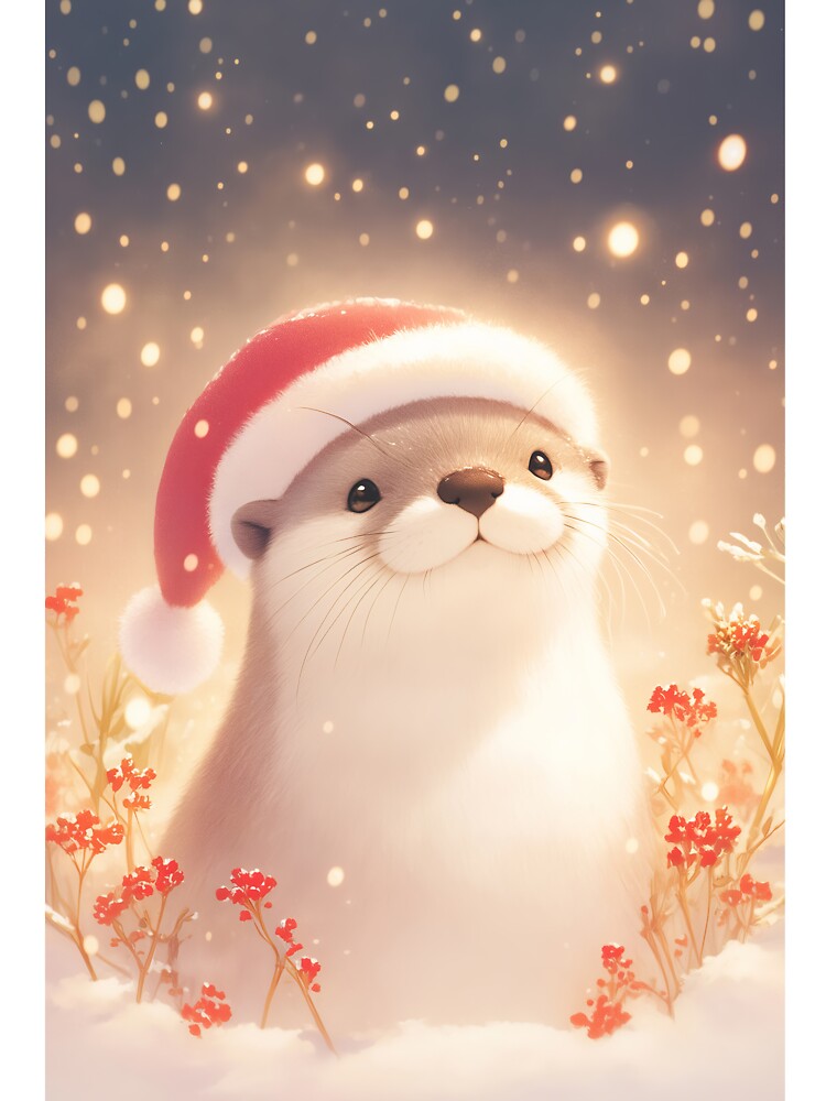 Otter Cozy Christmas Eve by AshiraCreations