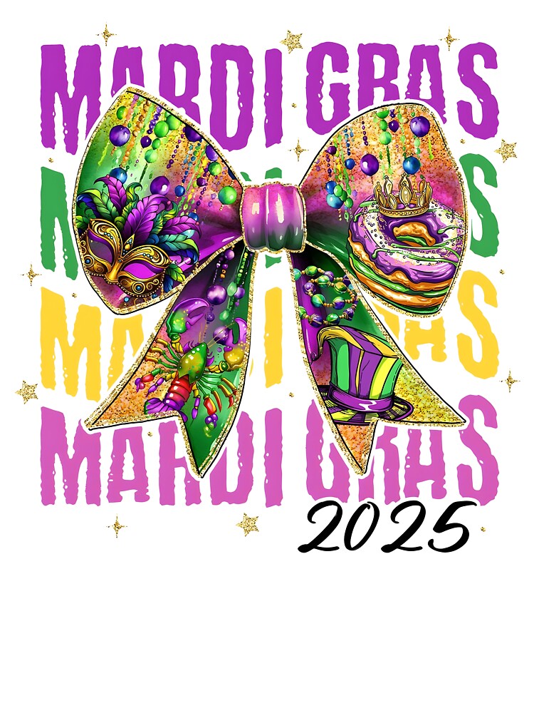 Mardi Gras Coquette, Retro Mardi Gras, Fleur De Lis by Davidkoci
