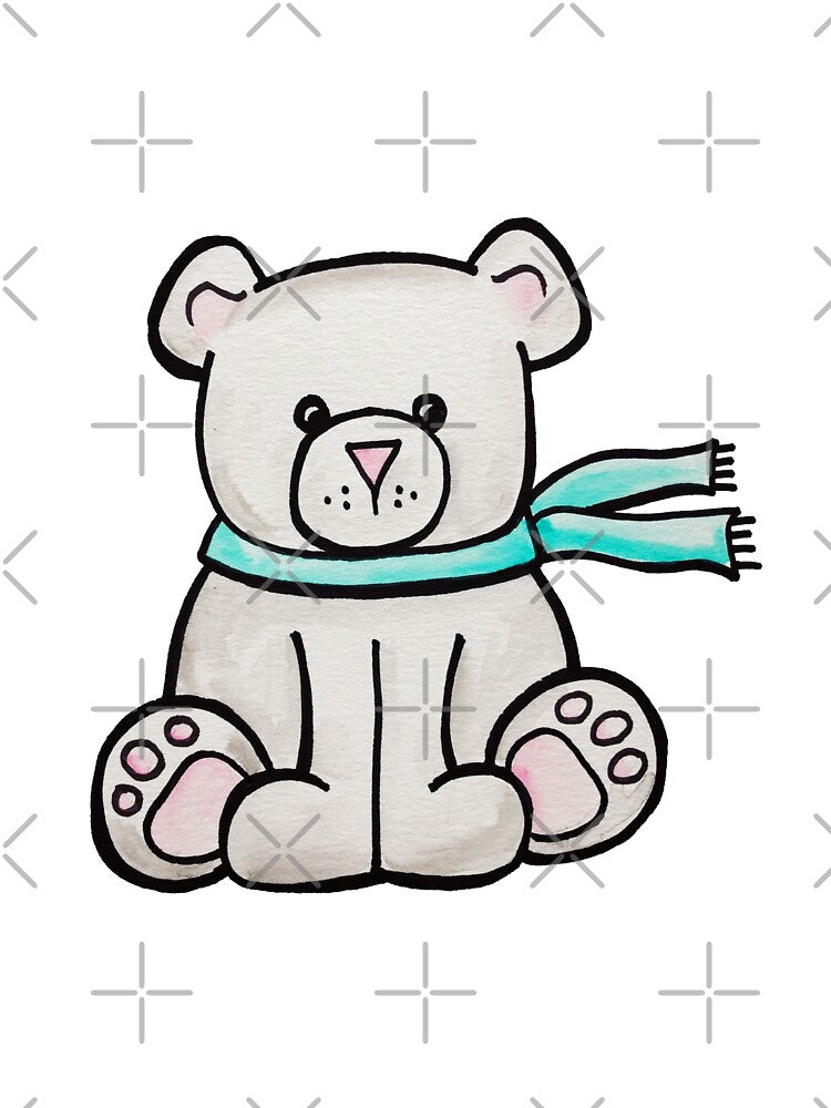 Polar Bear Watercolor by kmstudio