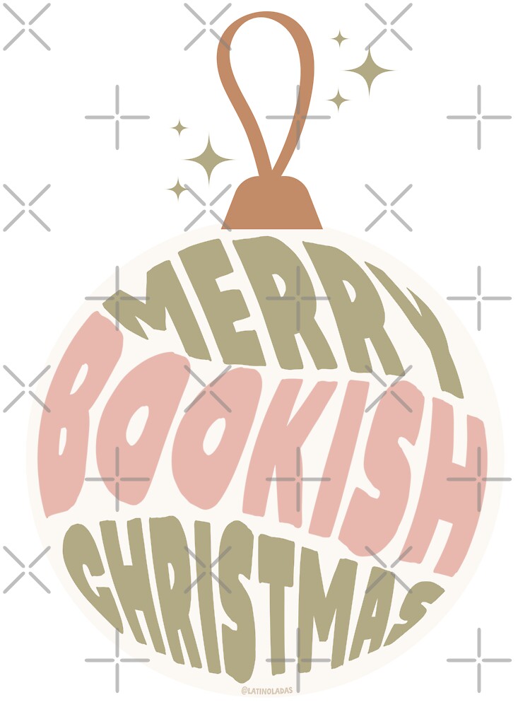 Merry Bookish Christmas Baubles Ornaments / Bookish Christmas Gift Ideas for Bookmas Reading Enthusiasts Trendy Kindle Litmas Book Nerd Merch Tbr Smut Spicy Reads by Latinoladas