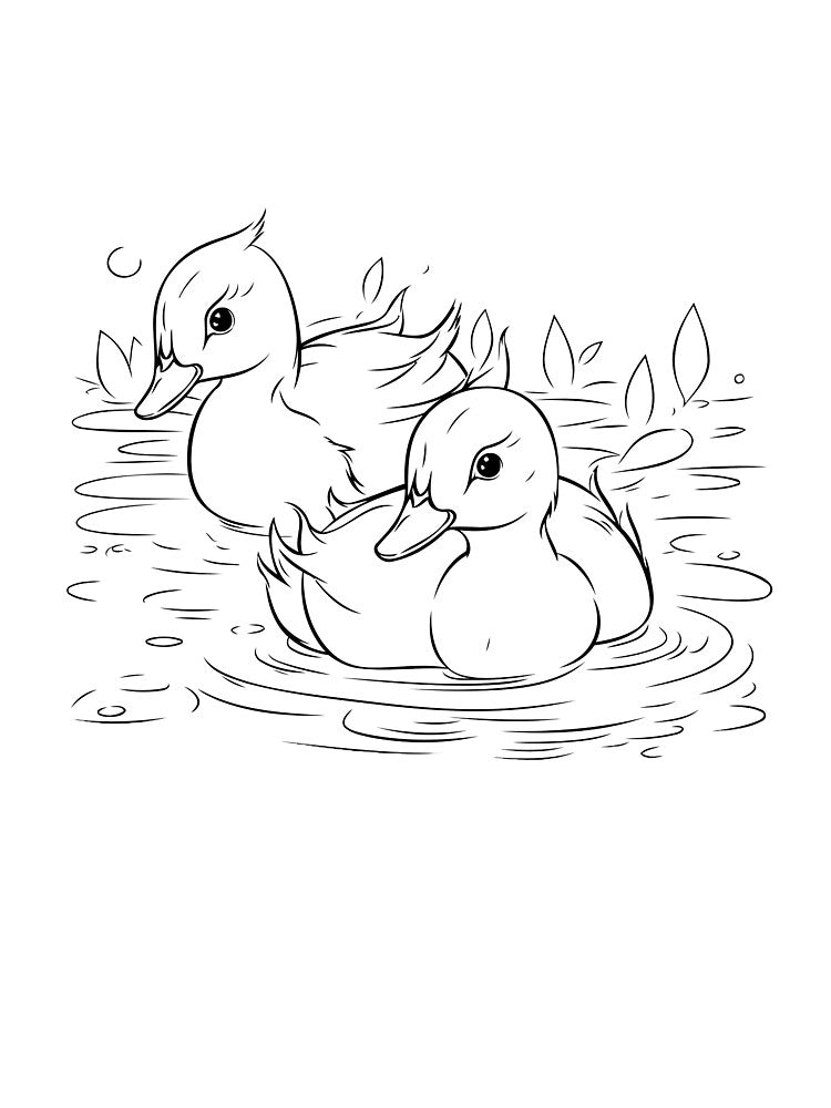 Duck swimming by cute-corner0