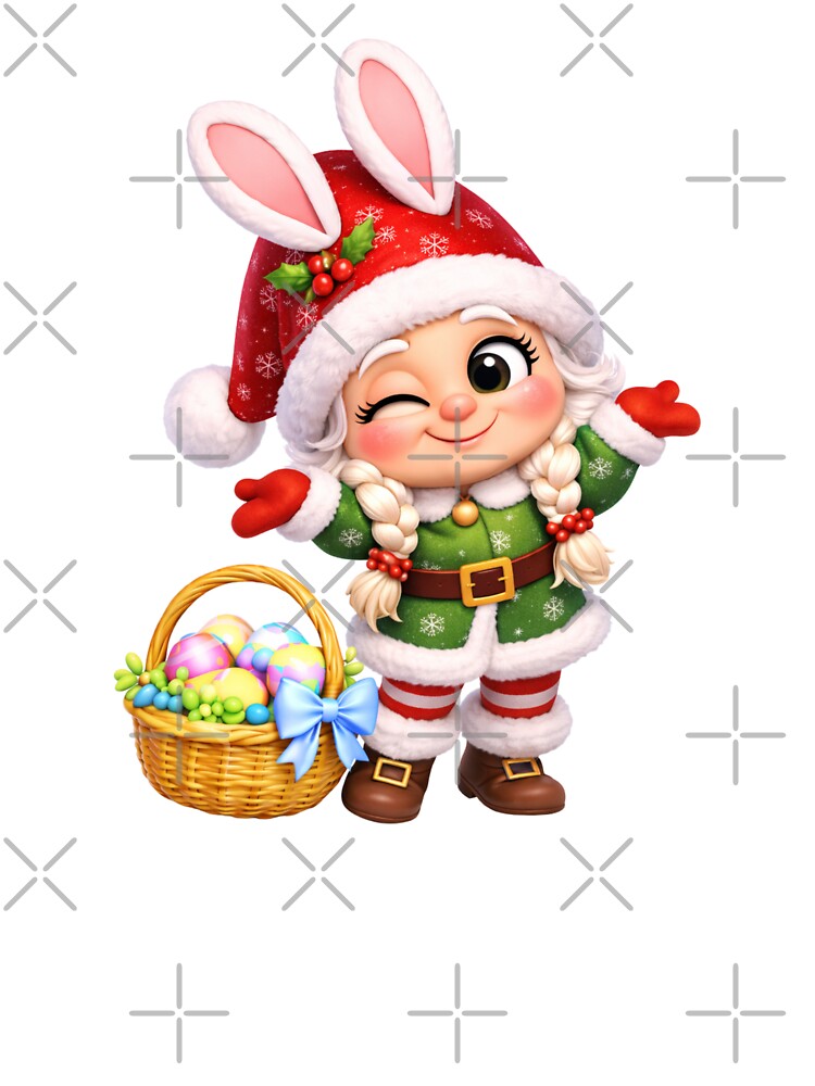 Easter Christmas Girl Gnome by Sillytoe