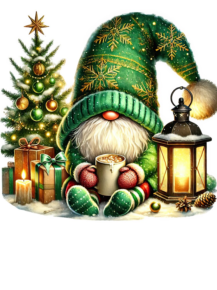 Dreamlike Christmas Gnome by chicdeboutique