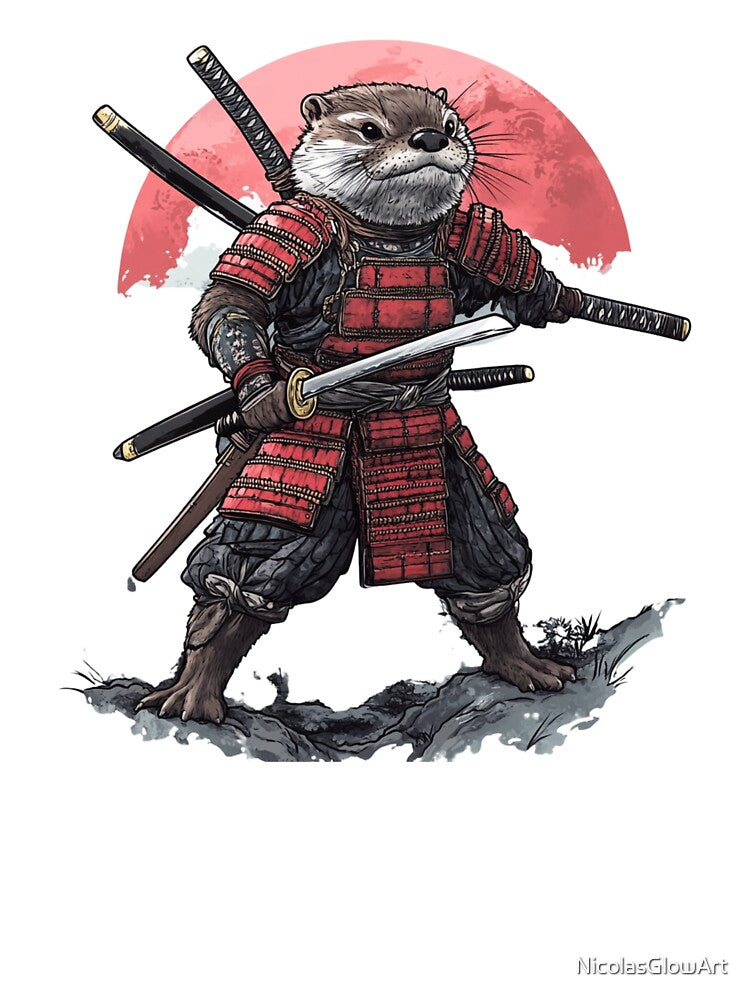Samurai Otter by NicolasGlowArt