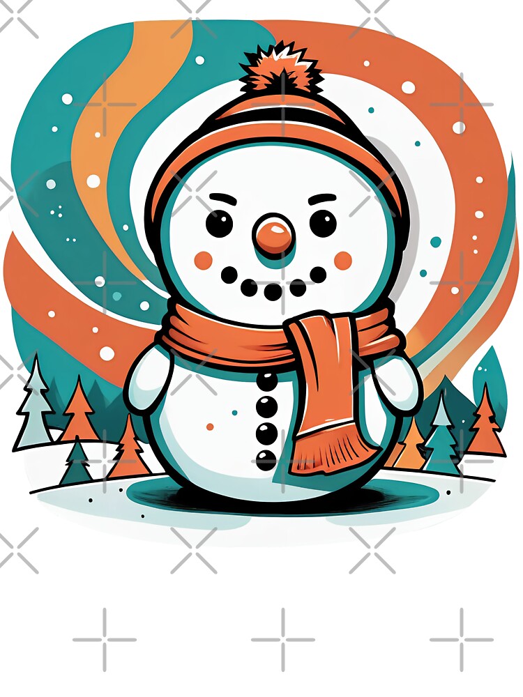 Vivid Xmas Snowman by Bratak