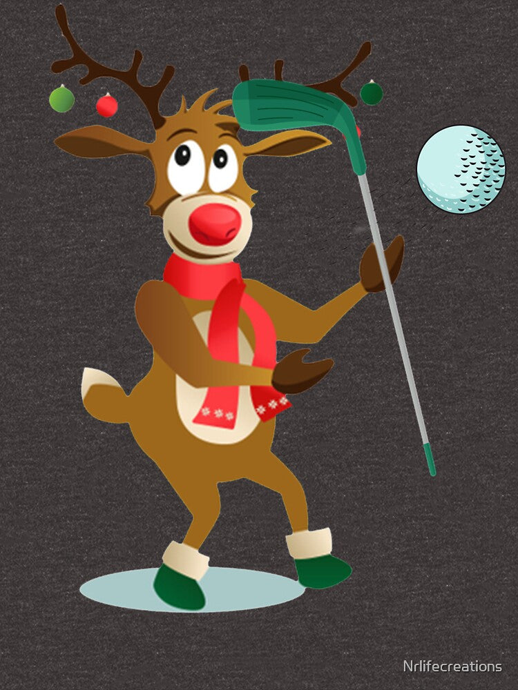 Reindeer Golf Christmas Shirt, Christmas Shirt, Funny Christmas Shirt, Christmas Party Shirt by Nrlifecreations
