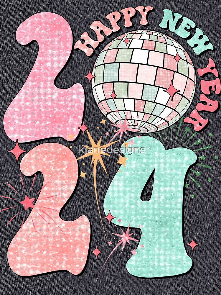 Happy New Year 2024 by kjanedesigns