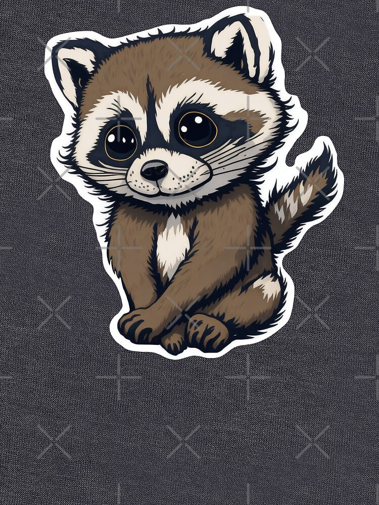 Little Cute Raccoon by ArtCraftLab