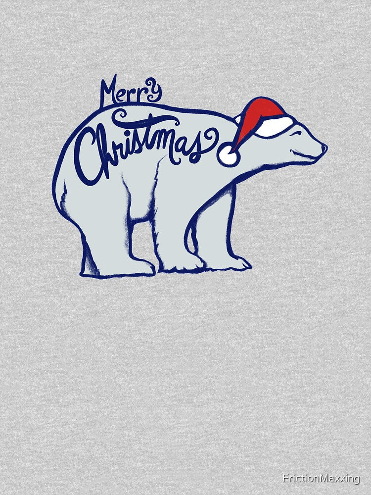 Merry Christmas Polar bear by FrictionMaxxing