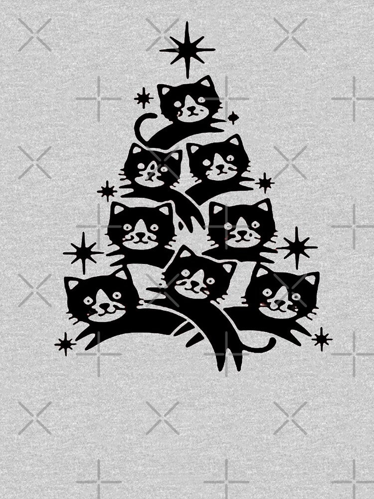 cat christmas tree shirt, christmas ornaments, christmas tree, christmas gifts by Sophistical