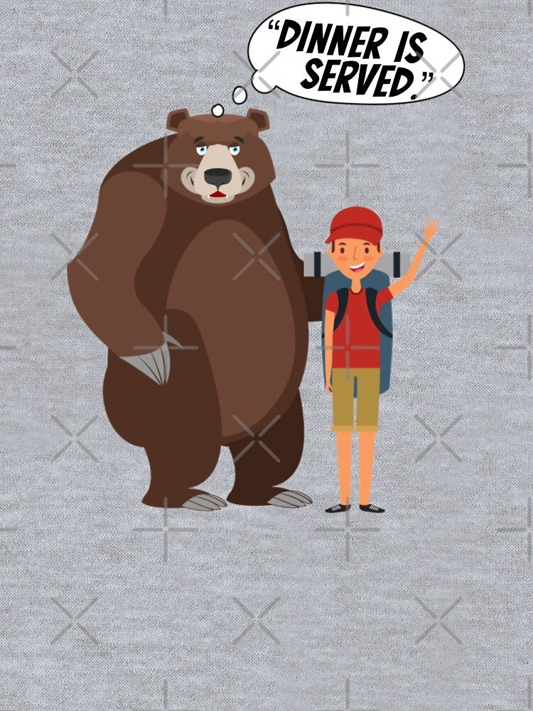 Dinner Is Served Funny Camping by clothingyouneed.com