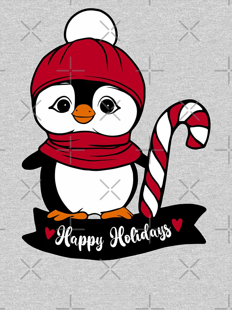 Happy Holidays Winter Penguin by ChelleCreate