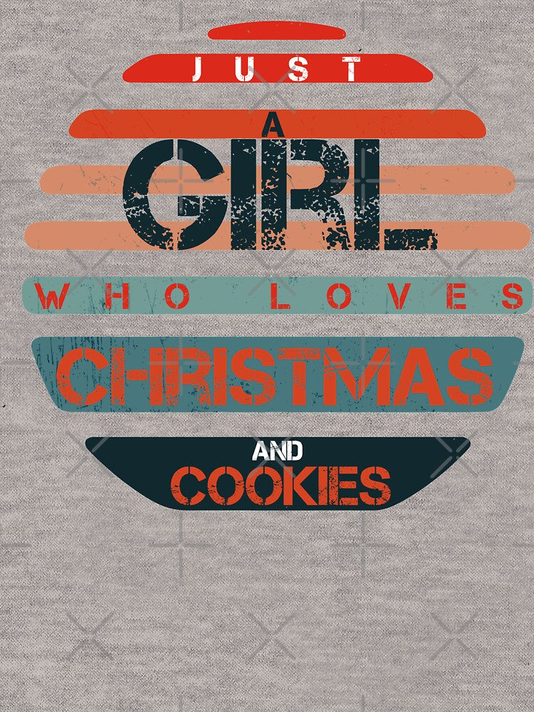 just a girl who loves Christmas and cookies, vintage retro style by KittySSmith