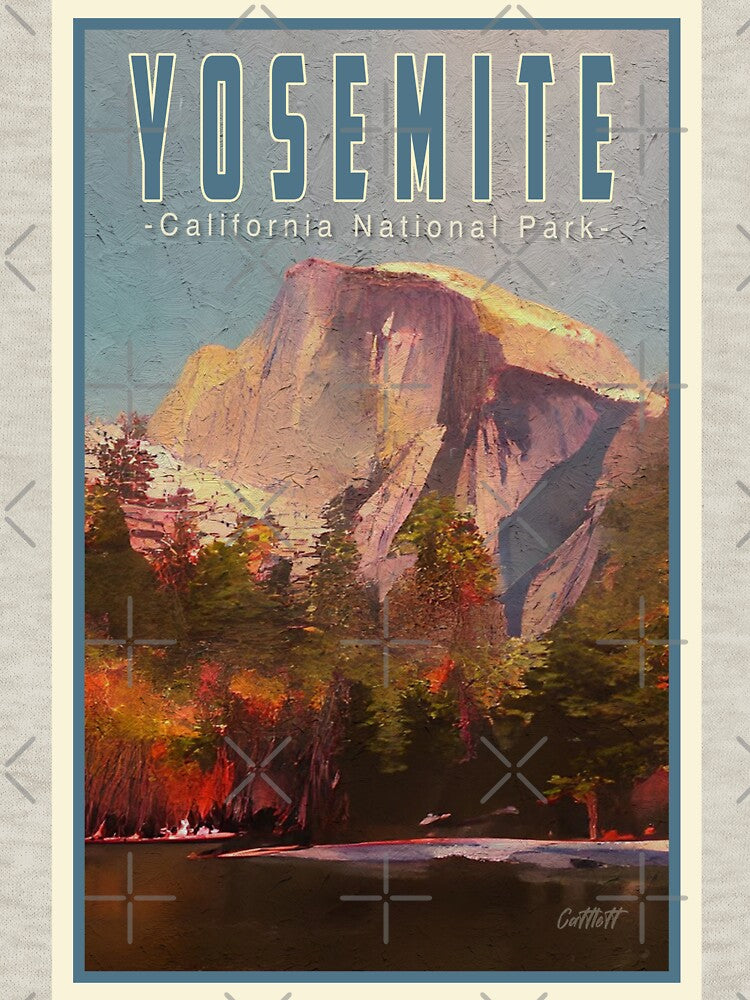 Cool Adventure California Travel Yosemite National Park by CattlettArt