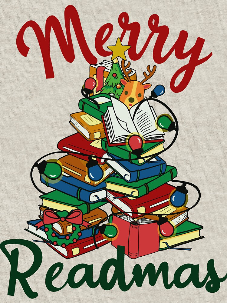 Merry Readmas Christmas Books by NerdyCotton