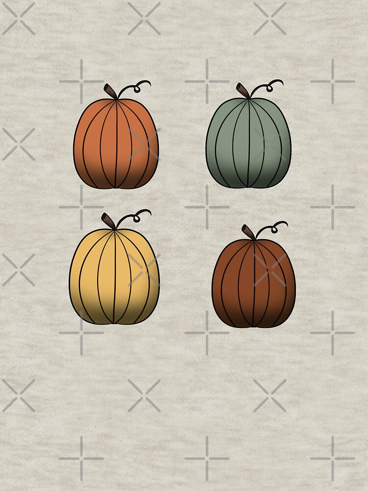 Four pumpkin colors by RavenAMarie