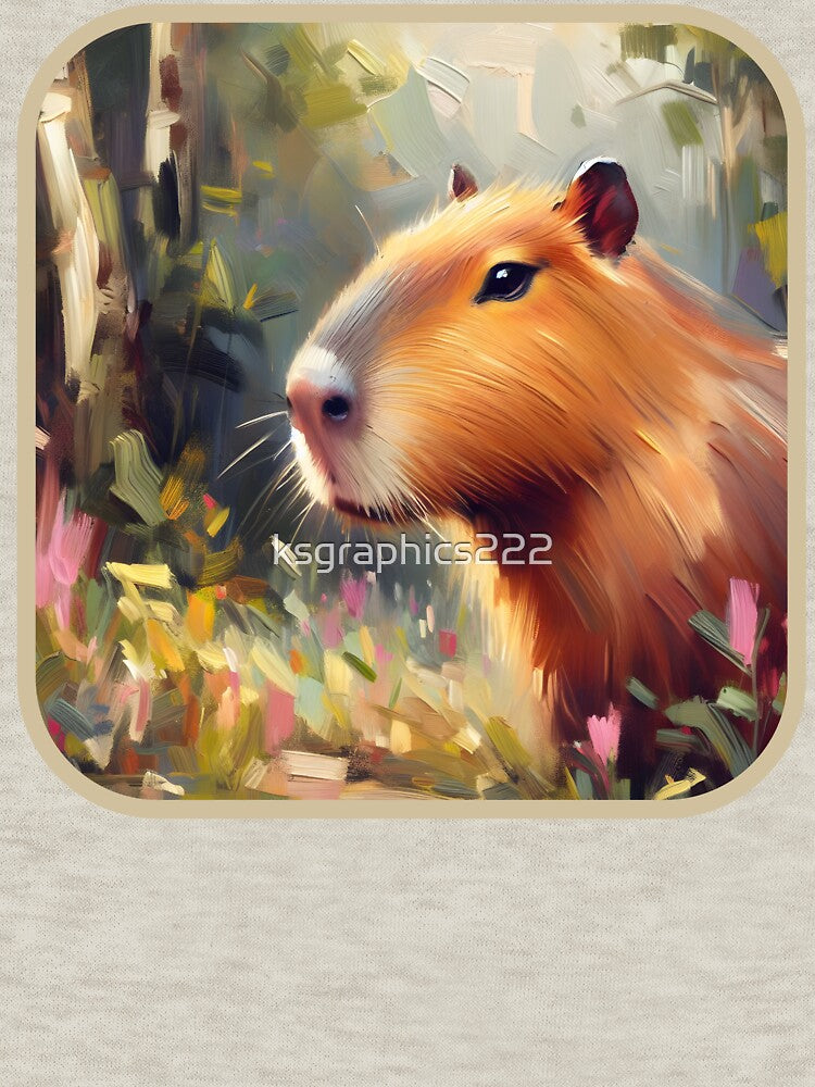 Capybara Art #2 | Capybara Lovers by ksgraphics222