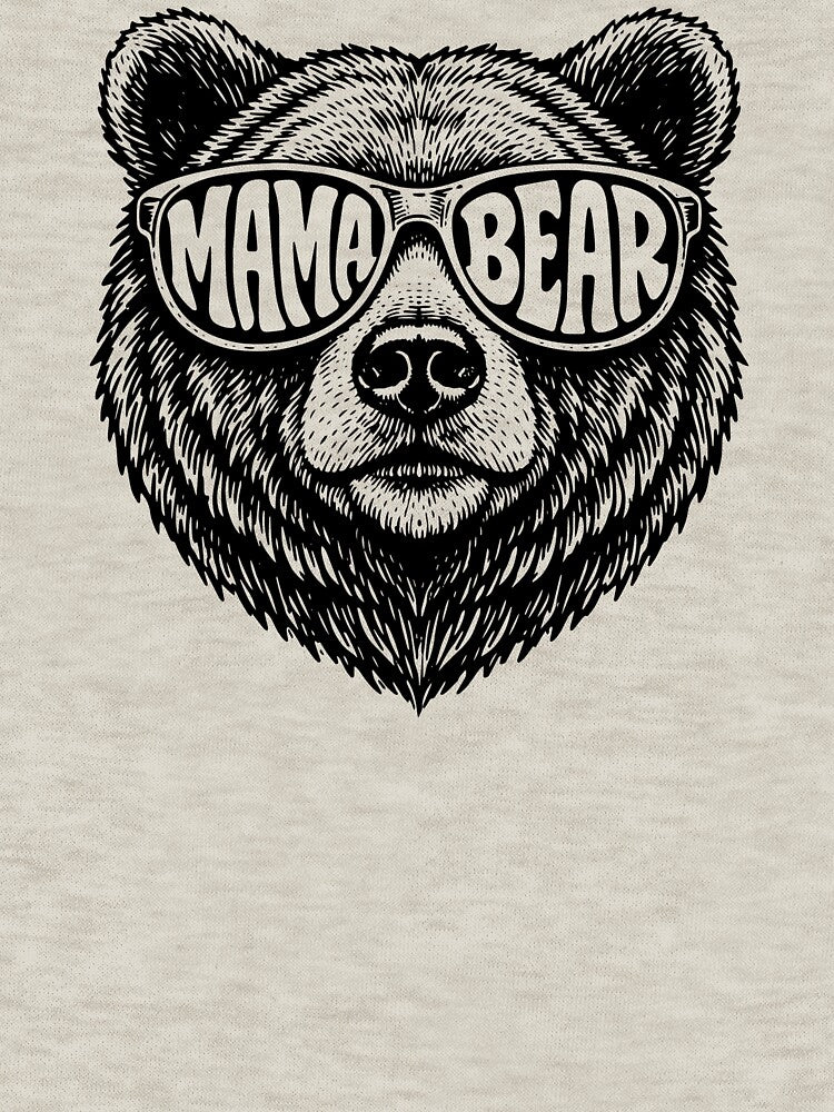 Mama Bear Shirt, Mothers Day, Mom Life, Animal Naturel by Naviiraart