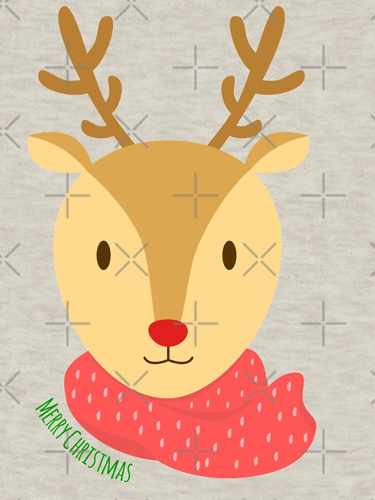 Cute Reindeer Face, Merry Christmas! by narinari32