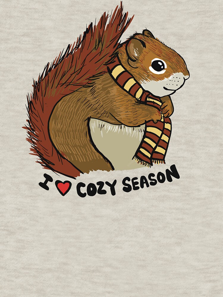 Cozy Season Squirrel by Lisa Gene
