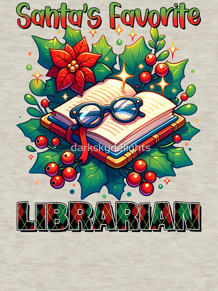 Santa's Favorite Librarian Christmas by darkskydelights